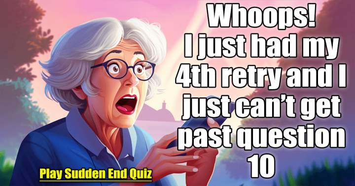 Banner for Sudden End: A Challenging Knowledge Quiz