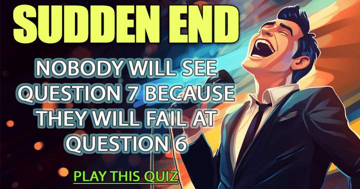 Banner for 'Sudden End Style: Who performed these songs?'