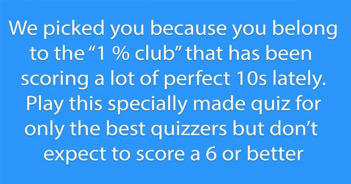 Banner for 'Quiz of the 1% Club Trivia'