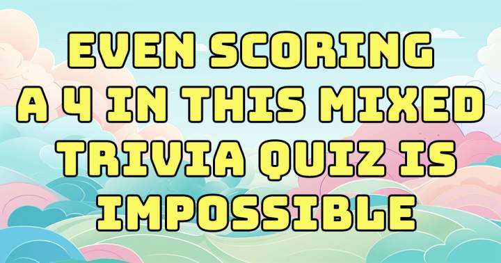 Banner for 'Tough Mixed Trivia Quiz'