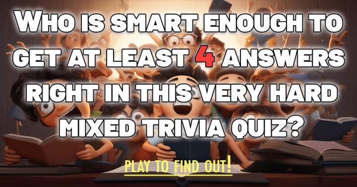 Banner for Quiz containing a blend of trivia.