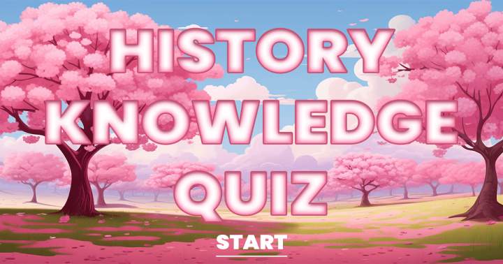 Banner for Quiz on historical knowledge.