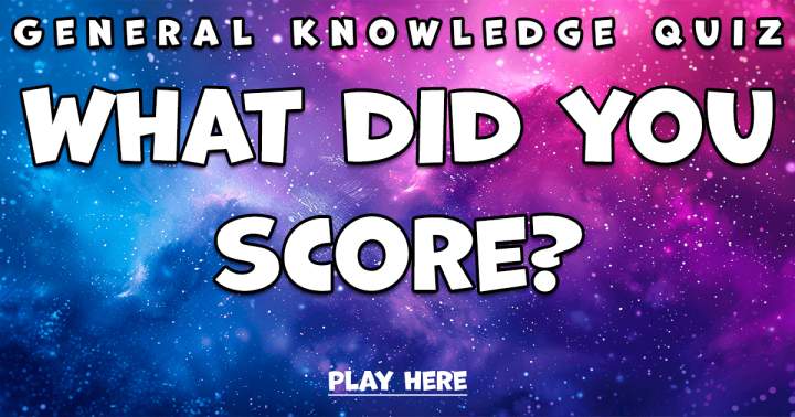 Banner for Quiz on General Knowledge