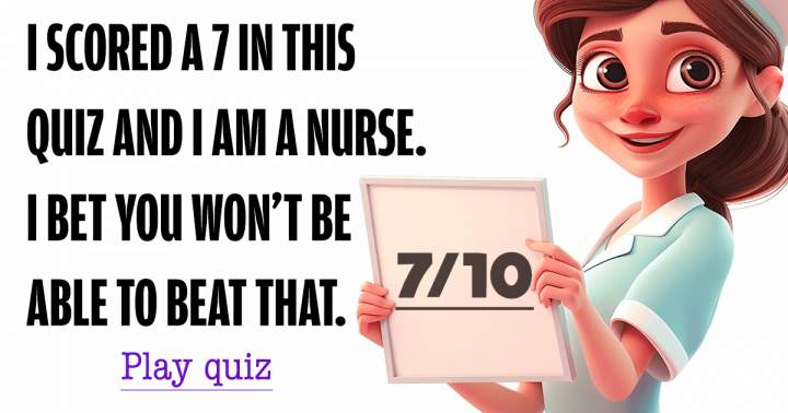 Try out this medical quiz now!