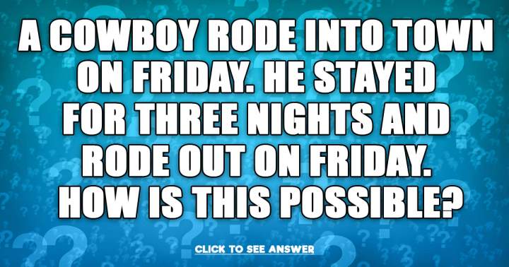 Do you know the answer to this riddle?