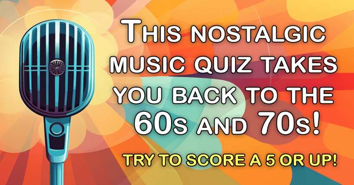 Nostalgic music quiz.