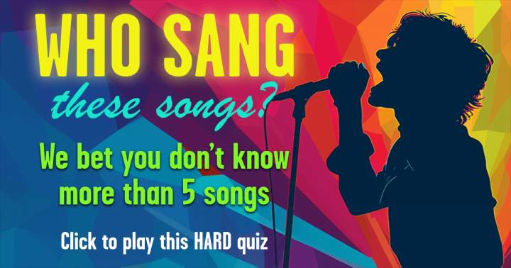 Test Your Knowledge: Can You Identify the Singers of These Challenging Songs?