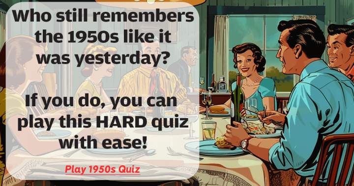 Banner for Quiz from the 1950s