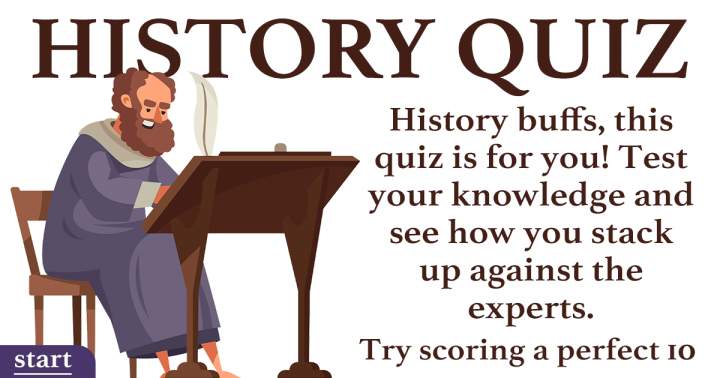 Banner for Try out your knowledge of History.