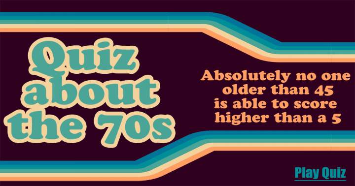 Banner for Seventies Quiz