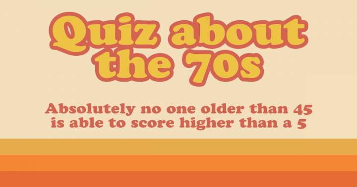 Banner for '70s Quiz'