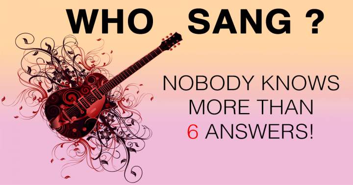 Banner for Can you identify the singer of these songs?