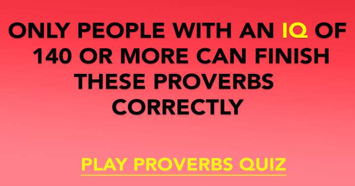 Banner for Quiz on Proverbs