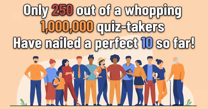 Banner for 1 million people have already played this quiz.