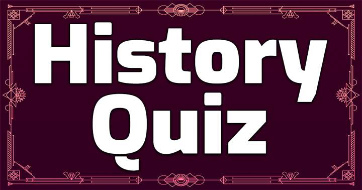 Banner for Quiz on historical events