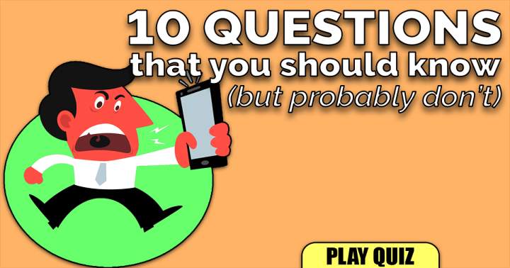 Banner for 10 Questions Testing Various Areas of Knowledge