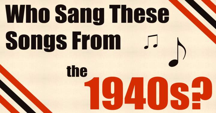 Banner for Which artists performed these songs from the 1940s?