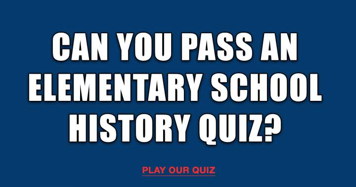 Banner for History Quiz for Elementary School