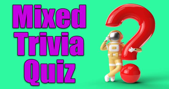 Banner for Trivia Quiz with a Mix of Questions