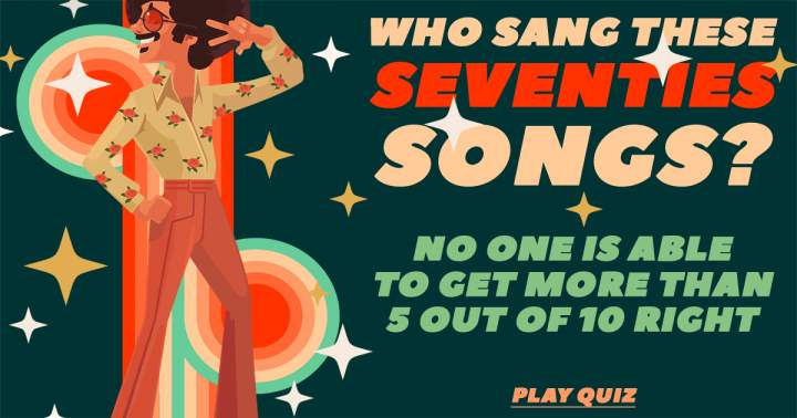 Banner for Can you identify the singers of these seventies songs?