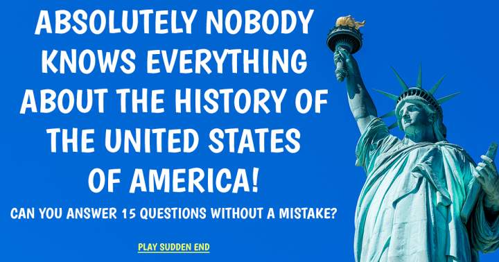 Banner for Quiz on the History of the United States of America