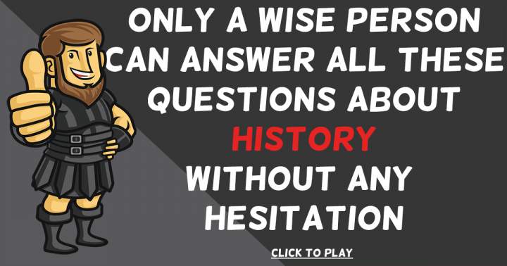 Banner for Quiz on historical events