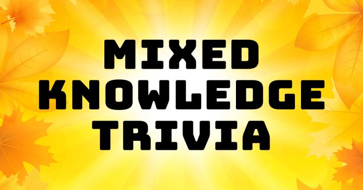 Banner for Trivia with a blend of knowledge