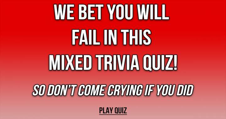 Banner for Trivia Quiz with a Mix of Topics