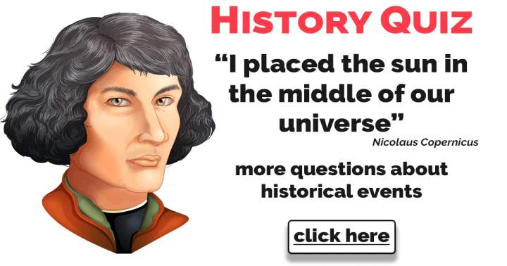 Banner for Historical Trivia Test