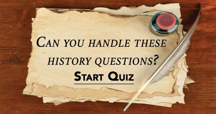 Banner for Are you able to tackle these history questions?