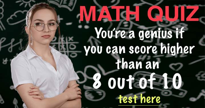 Banner for Mathematics Test