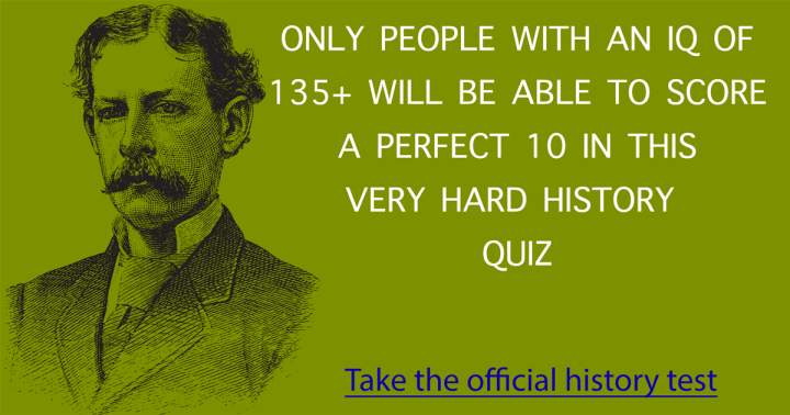 Banner for Historical Trivia Test