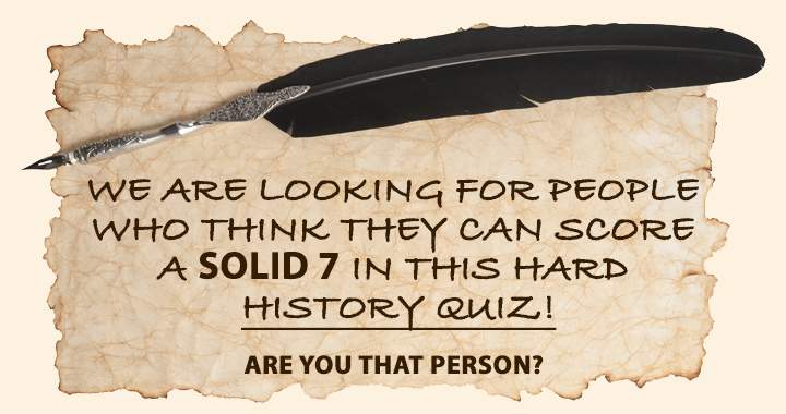 Banner for Historical Quiz