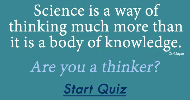 Banner for Science represents a mode of thought more significantly than it does a collection of knowledge.