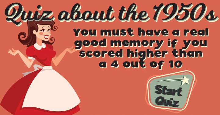 Banner for Tough 1950s Trivia Challenge