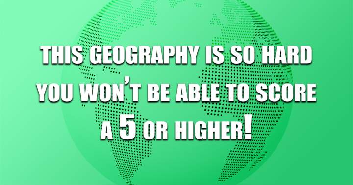 Banner for Challenging Geography Test