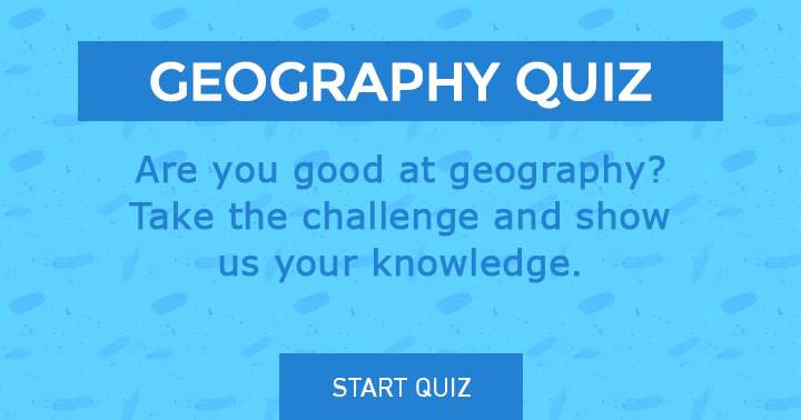 Banner for Demonstrate your geography expertise by accepting this challenge.