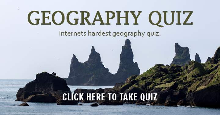 Banner for Toughest Internet Geography Quiz!