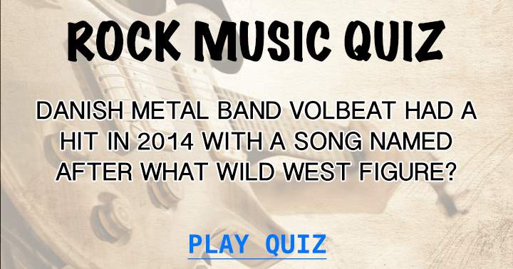 Banner for Rock Music Trivia Challenge