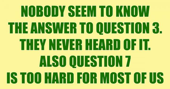 Banner for Test Your Smarts with This Entertaining General Knowledge Quiz