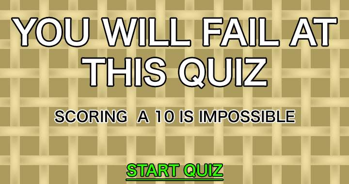 Banner for Take a shot at this General Knowledge Quiz.