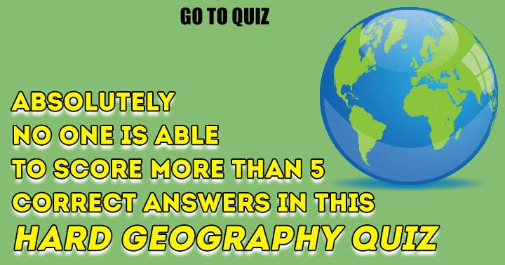 Banner for Geographical Trivia Test