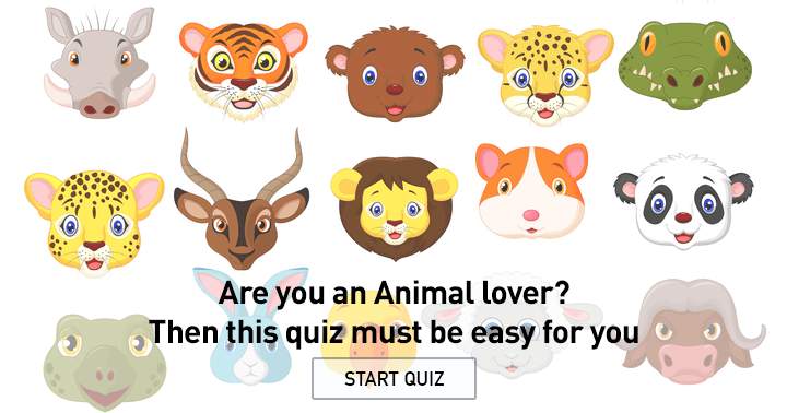 Banner for If you love animals, this quiz should be a breeze for you.