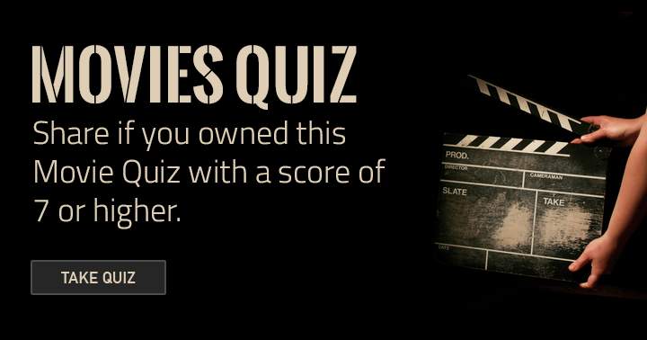 Banner for Post this if you dominated this Movie quiz!