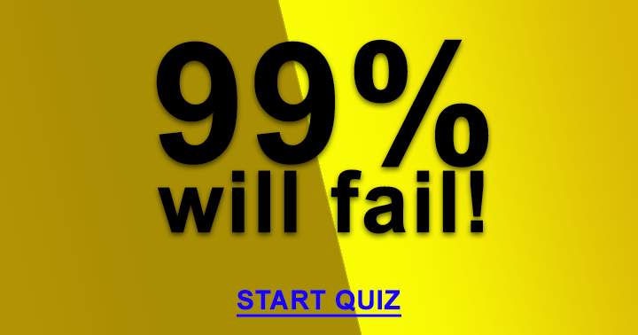 Banner for We believe that 99% of participants will not pass this quiz.