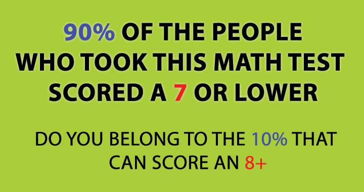 Banner for Is it possible for you to achieve a score of 8 or higher?