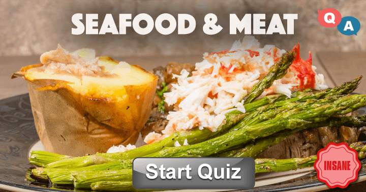 10 questions about seafood and meat, level : insane