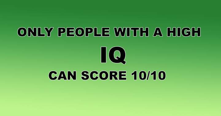 Is your IQ high enough?