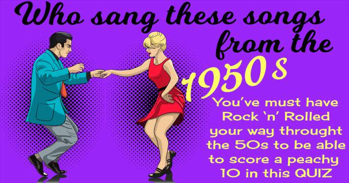 Banner for Who Sang These 50s Songs?