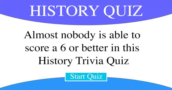 Banner for History Quiz